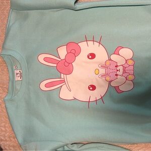 Hello Kitty Aqua Sweatshirt for Kids